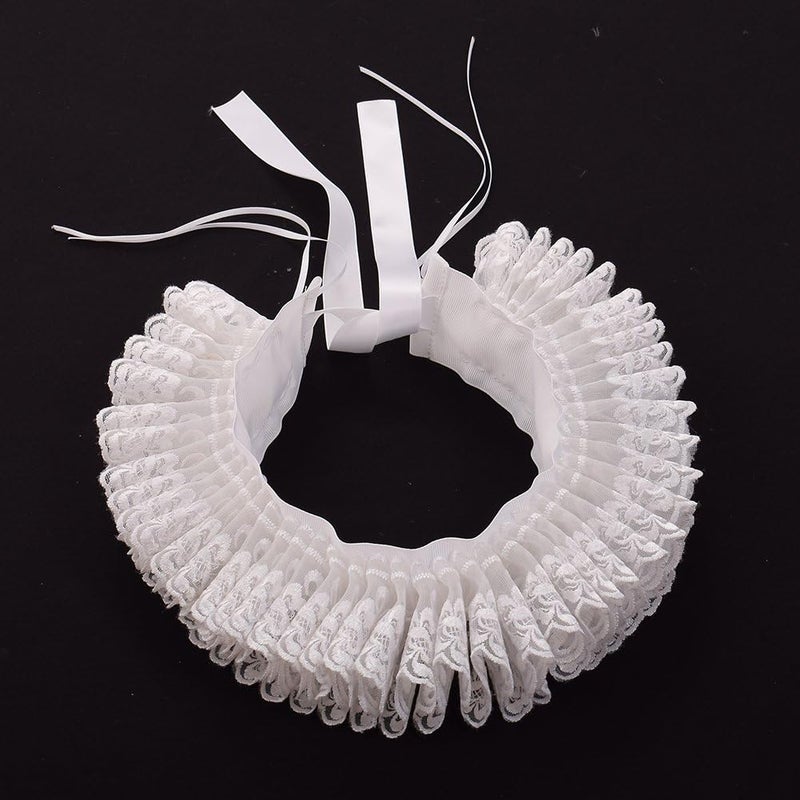 GRACEART Renaissance Elizabethan Ruff Collar Neck Ruffle - Image 2